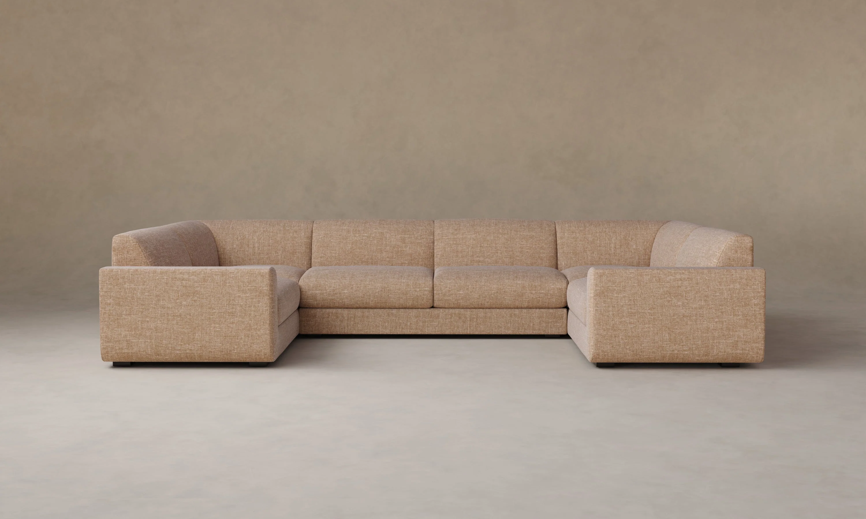 The Marcello Sectional - Heritage Belgian Linen Chai - Image 7
