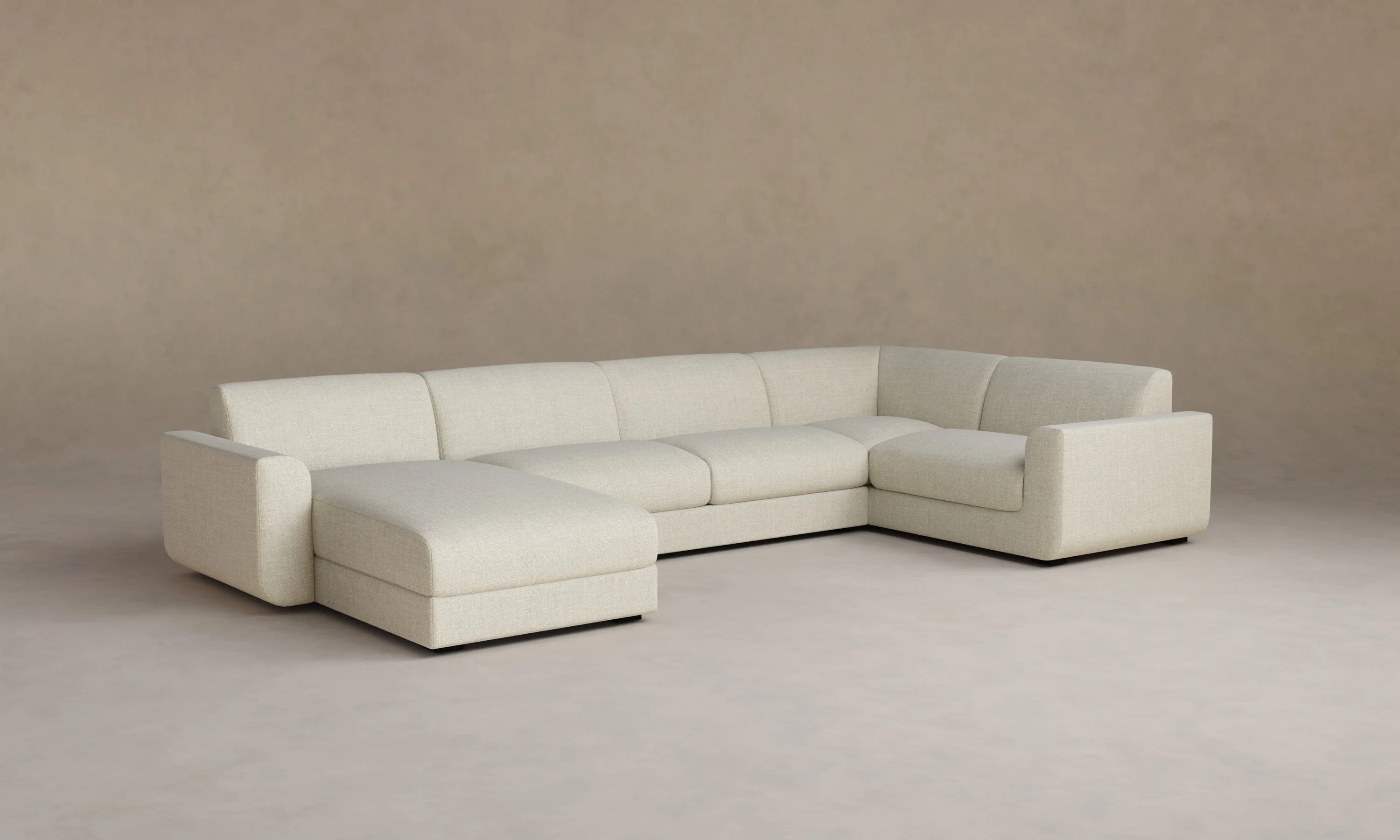 The Marcello Sectional - Heritage Belgian Linen Summit - Image 5