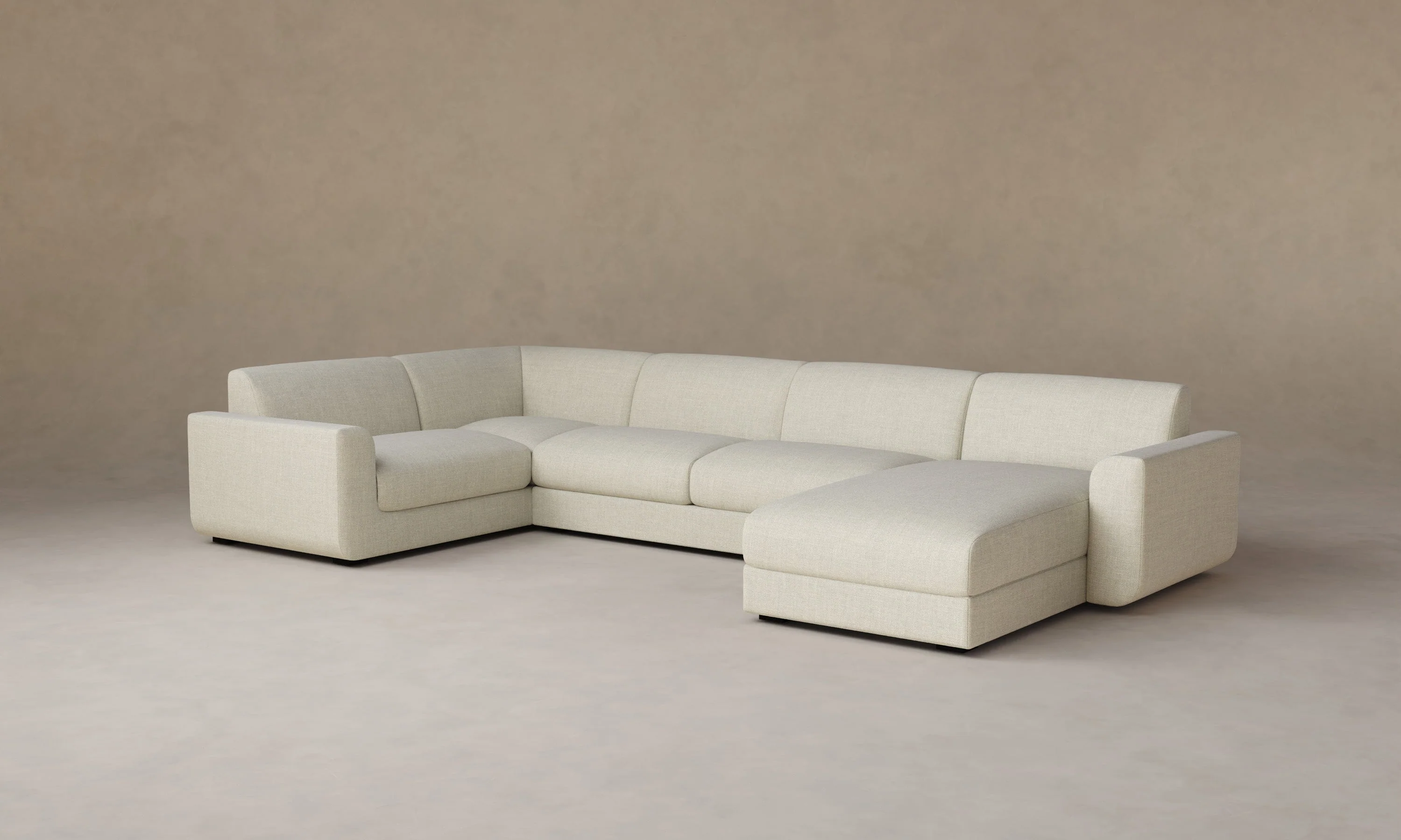 The Marcello Sectional - Heritage Belgian Linen Summit - Image 6