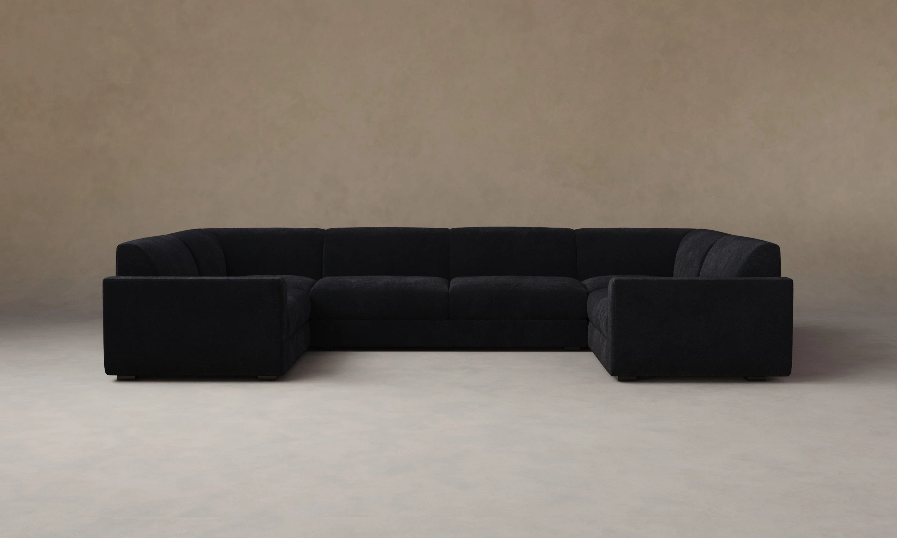 The Marcello Sectional - Marled Alpaca Velvet Nightfall - Image 7