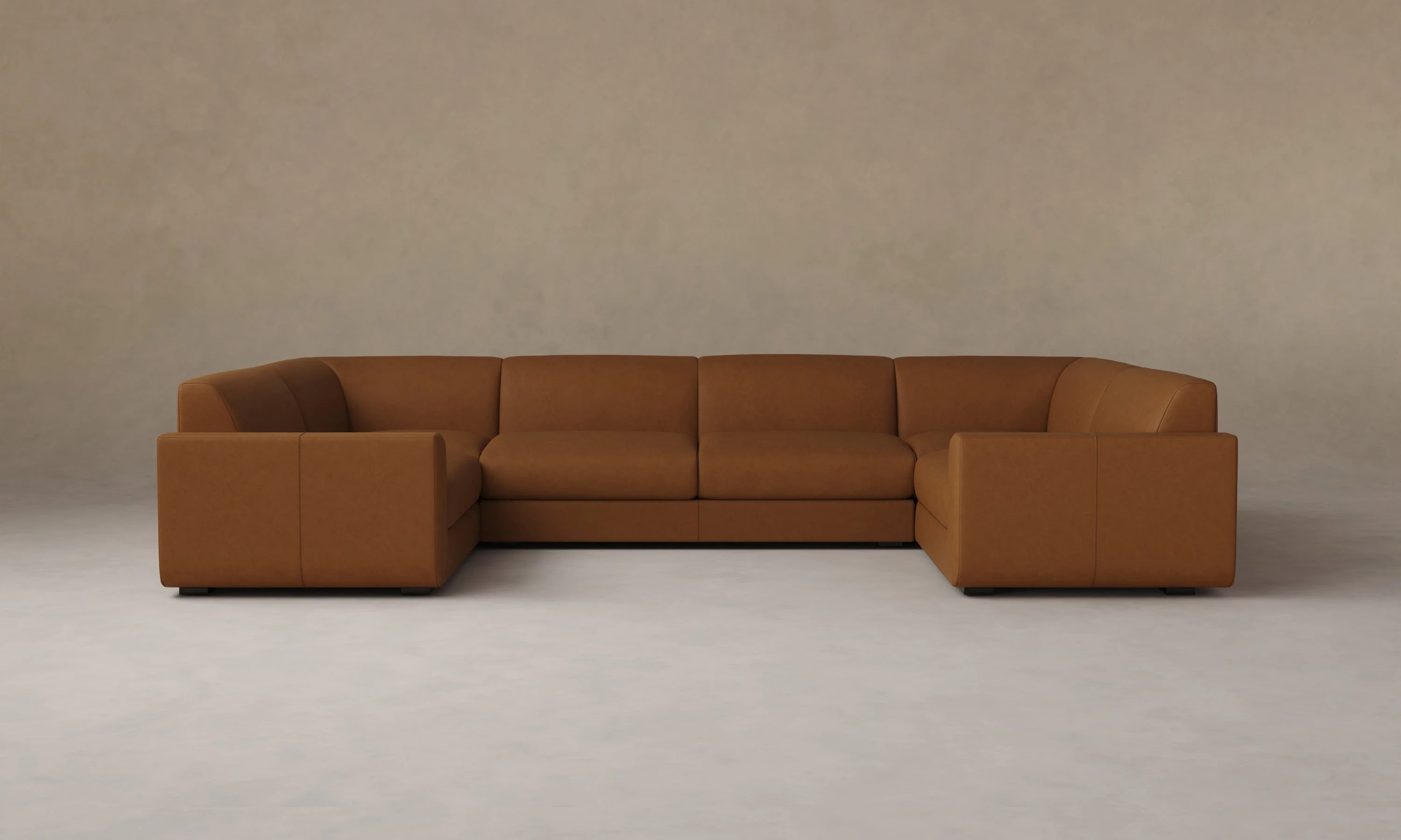 The Marcello Sectional - Nubuck Leather Saddle - Image 7