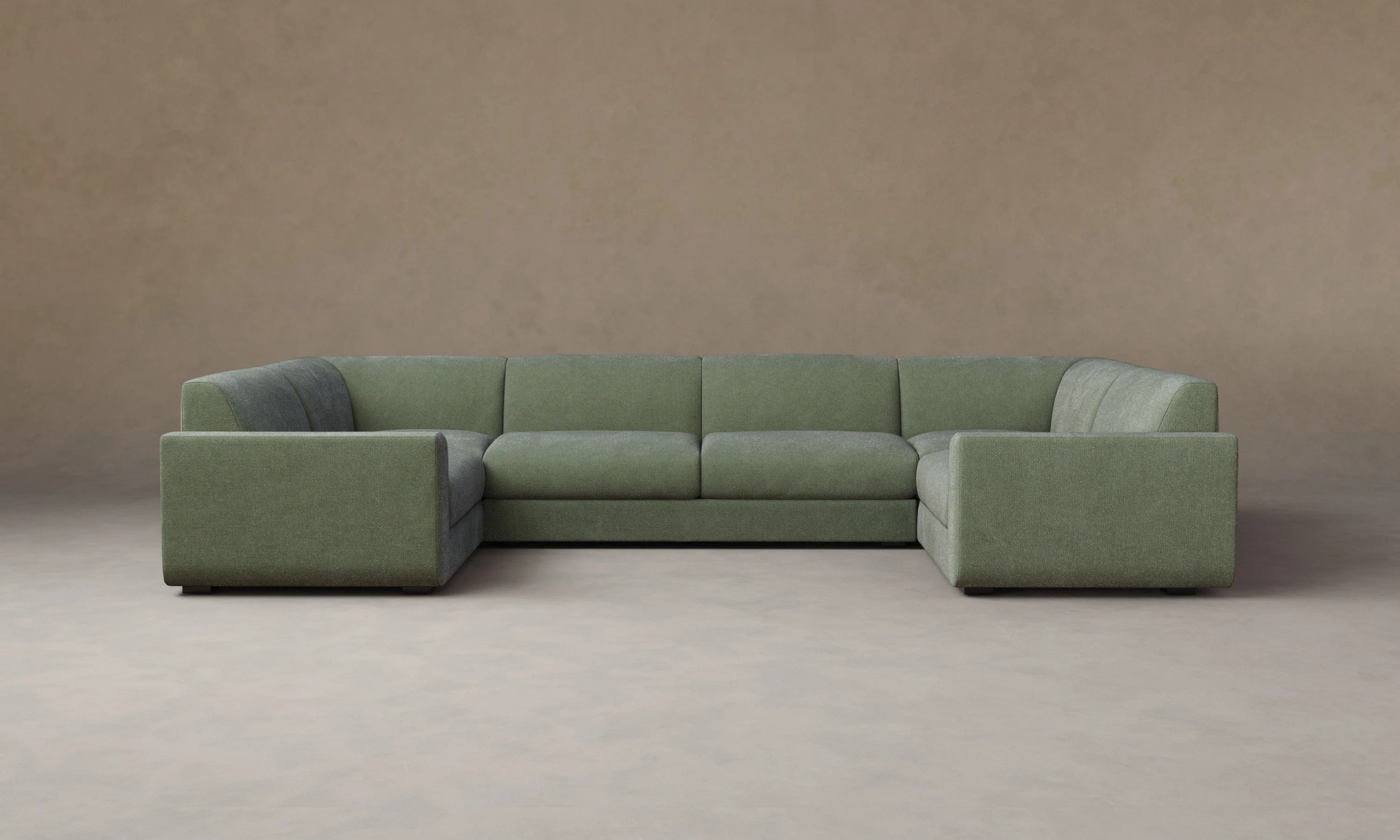 The Marcello Sectional - Performance Velvet Seafoam - Image 7