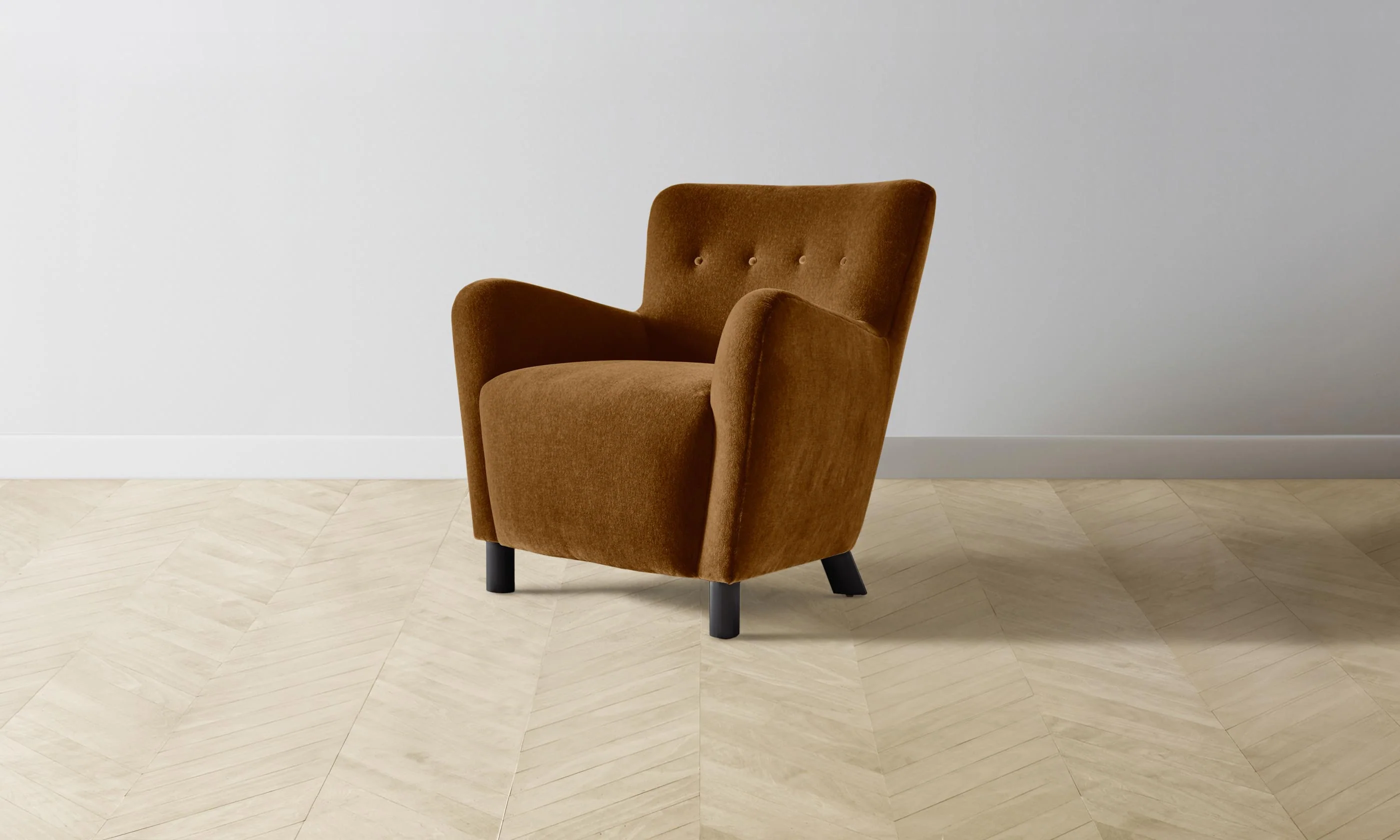 The Perry Chair - Mohair Brown Sugar - Image 4