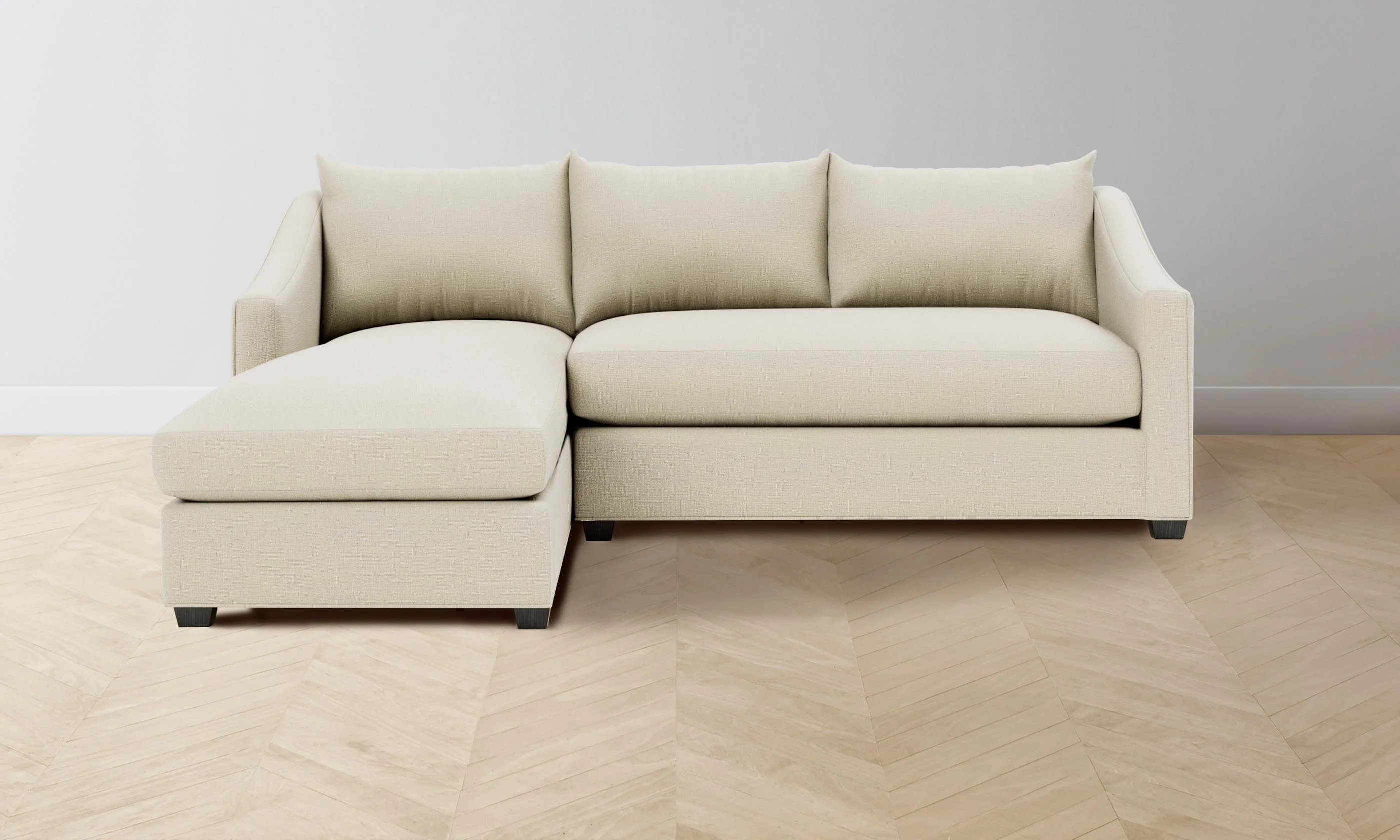 The Sullivan Sectional - Performance Linen Weave Prairie - Image 7