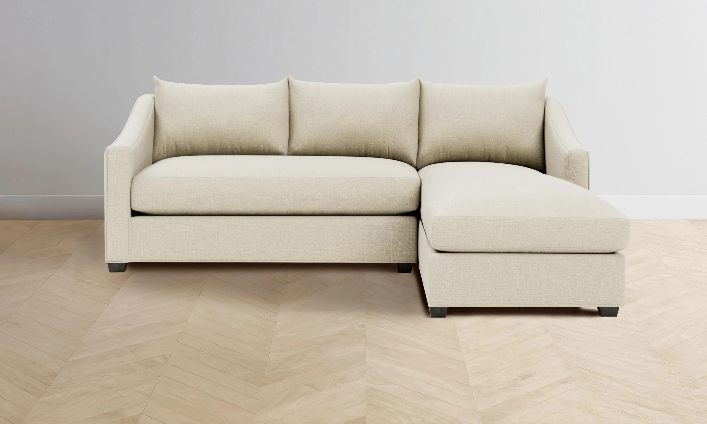 The Sullivan Sectional - Performance Linen Weave Prairie - Image 8